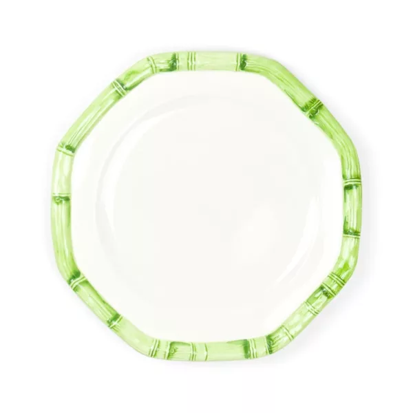 bamboo dinner plate green